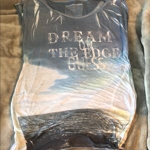 GUESS SIde Tie Beach Top